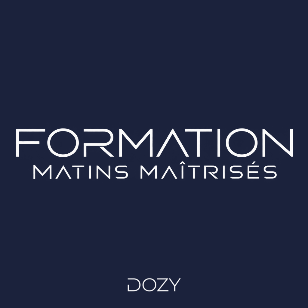 Formation Matins Maîtrisés Dozy